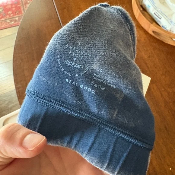 American Eagle Blue Bralette with Elastic Band and Adjustable Straps - Picture 4 of 4